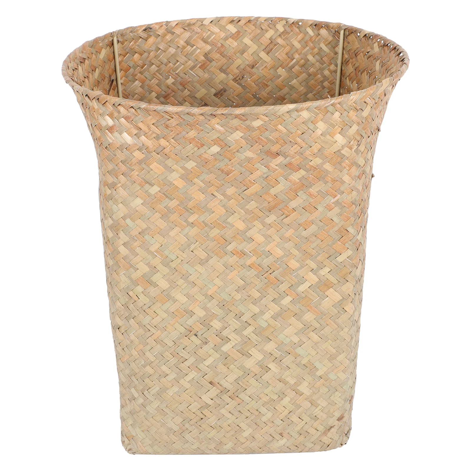 

Small Woven Trash Can Seagrass Waste Basket Wicker Garbage Bin Storage Basket Rattan Laundry Hamper Planter Pot Recycling