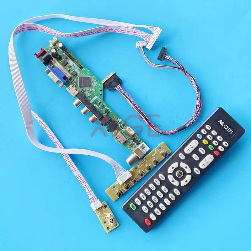 Драйвер контроллера для планшетов компьютеров 1366x768 15 6 дюйма USB + AV VGA HDMI TV