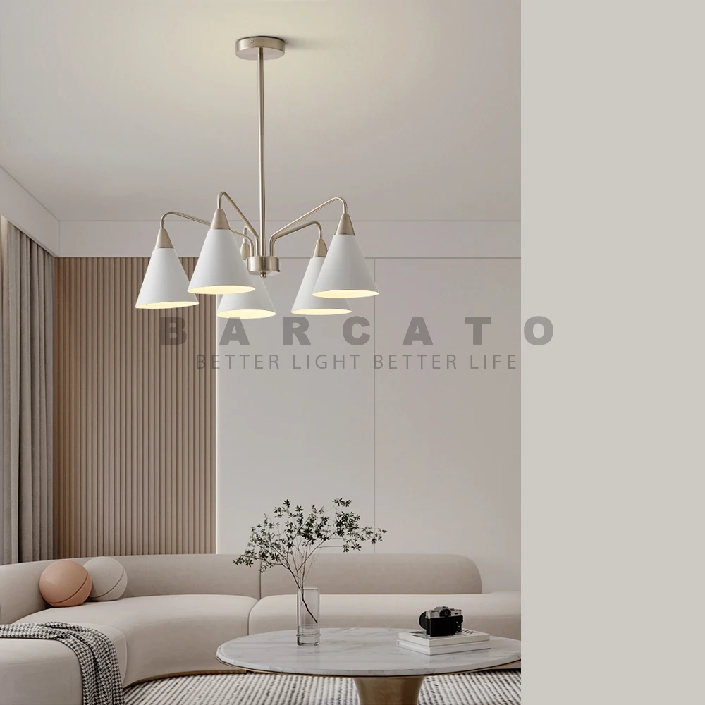 Корейские современные потолочные люстры светодиодные подвесные светильники s E27