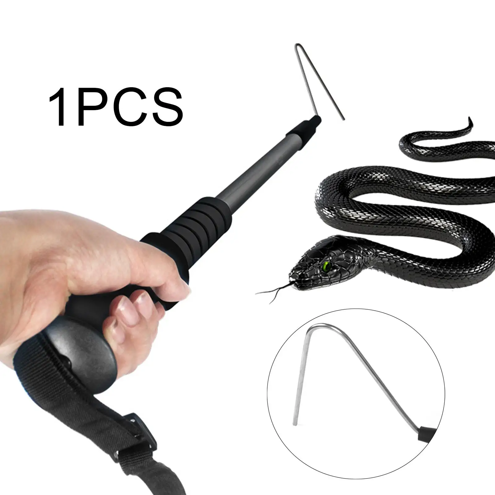 Змеиный крючок Professional выдвижной легкий длиной 70-140 см