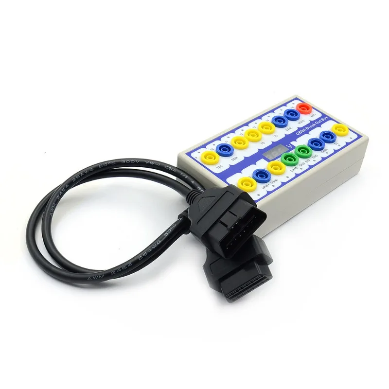 Фото Диагностический блок OBD2 для автомобилей, детектор протоколов OBDII, тестер сигналов OBD, оборудование для тестирования и диагностики автомобилей. №1