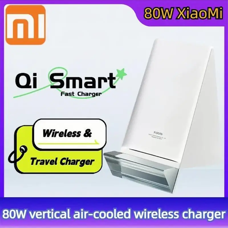 

Xiaomi Wireless Charger 80W Original 120W Turbo Fast Charging Adapter for MI 13 12 11 11T Pro Qi Charge for Iphone 13 14 Pro Max