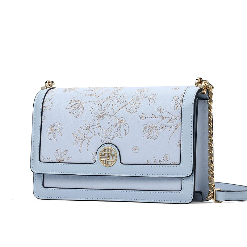 Женская кожаная сумка через плечо