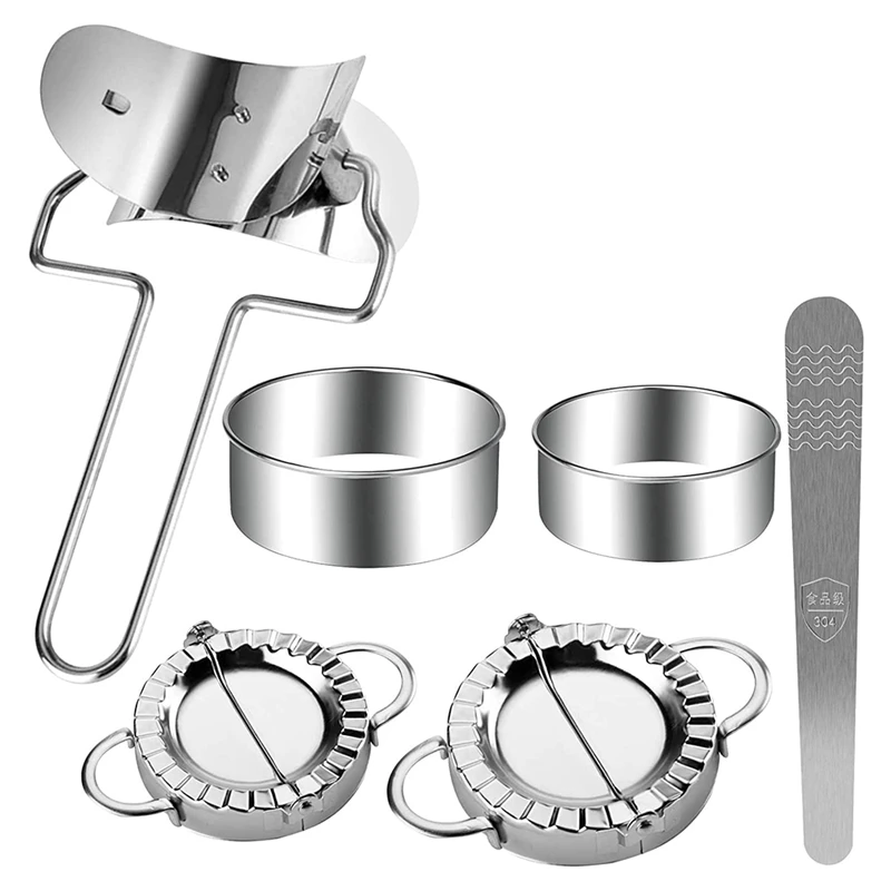 

Набор пресс-форм для вареников и резак, машина для вареников, форма для вареников, форма для мяса, пирога, нержавеющая сталь, оберточная маши...