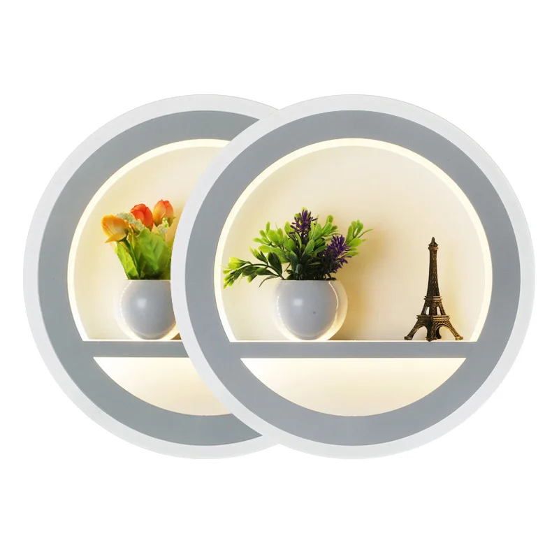 

Светодиодный акриловая настенная лампа, прикроватный светильник для кабинета, коридора, двора, Настенный декор, для гостиной, спальни, кухн...