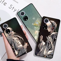 beautiful anime couple phone case for huawei p30 lite p20 pro honor 10 8x 9x 10x 9a coque soft carcasa liquid silicon