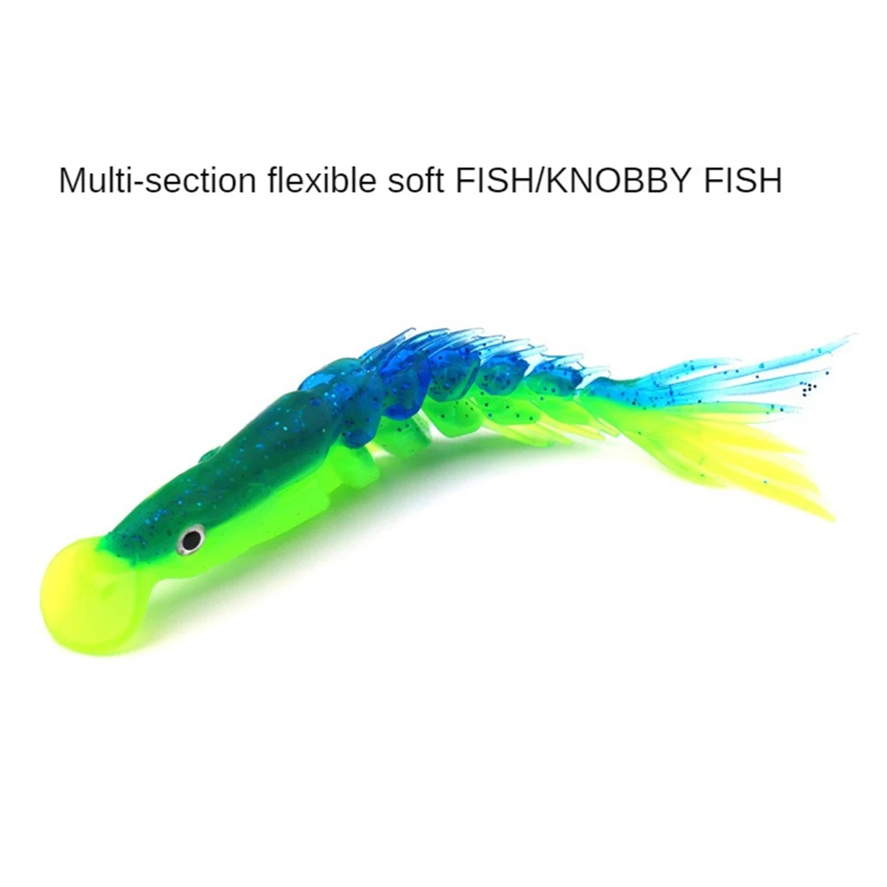 

Tear Resistant Fishing Gear Bait And Bait Vibrant Colors Artificial Bait Bionics Design Bait Pvc Material Soft Fake Bait