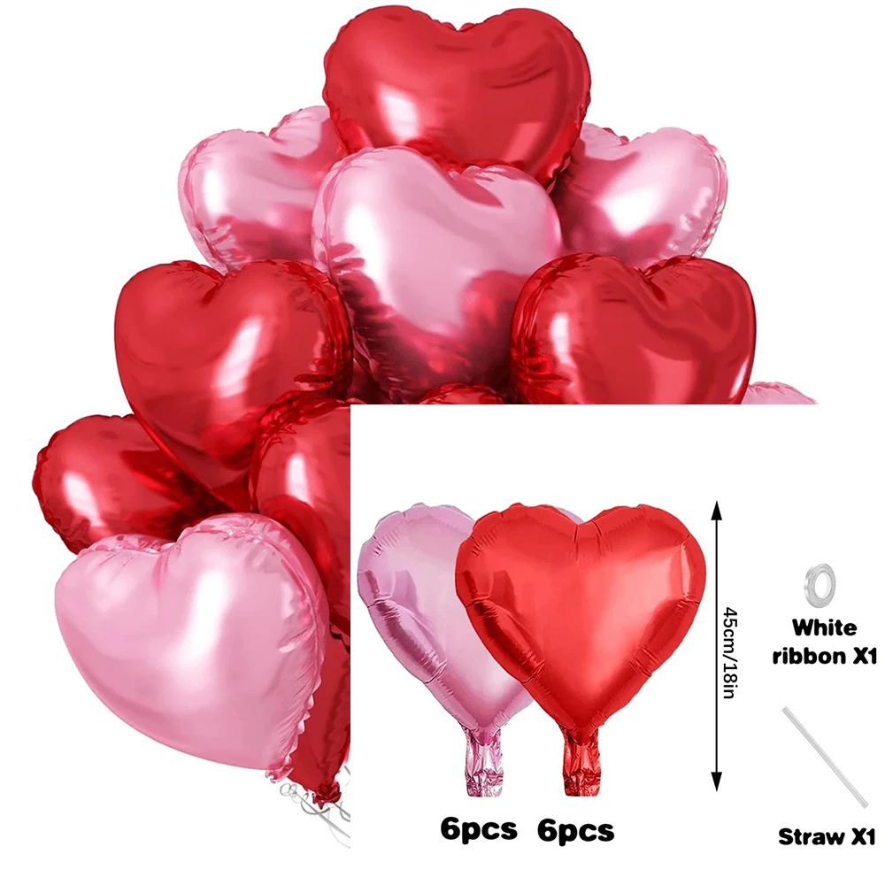 

Сердечные воздушные шары 18 дюймов, персиковые, набор из 10 штук