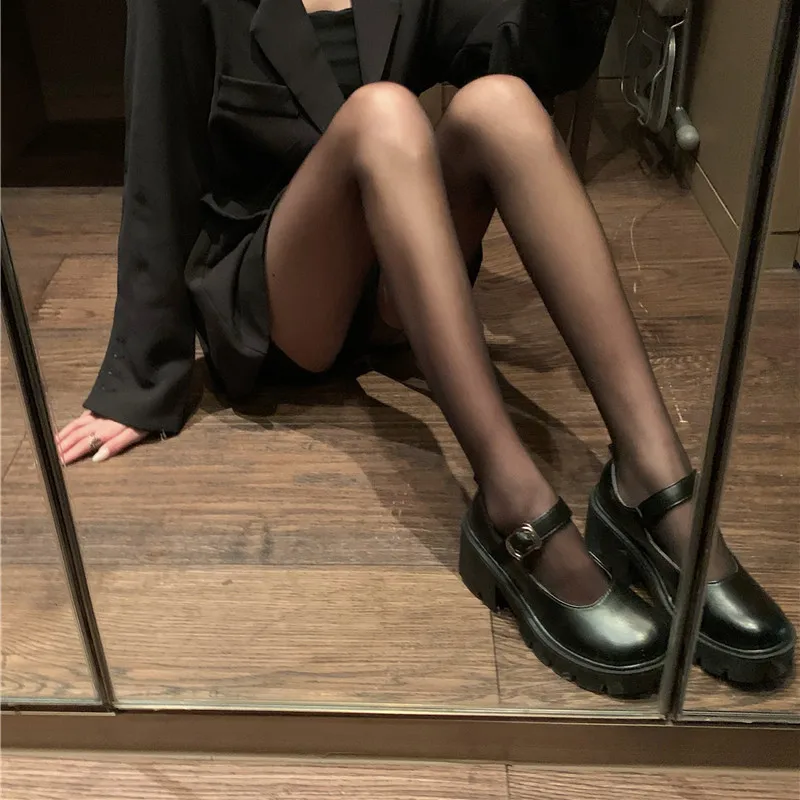 Silk Stockings Female Thin Anti Hook Silk Summer Ultra Thin Invisible All Transparent Black Silk Large Size Pantyhose