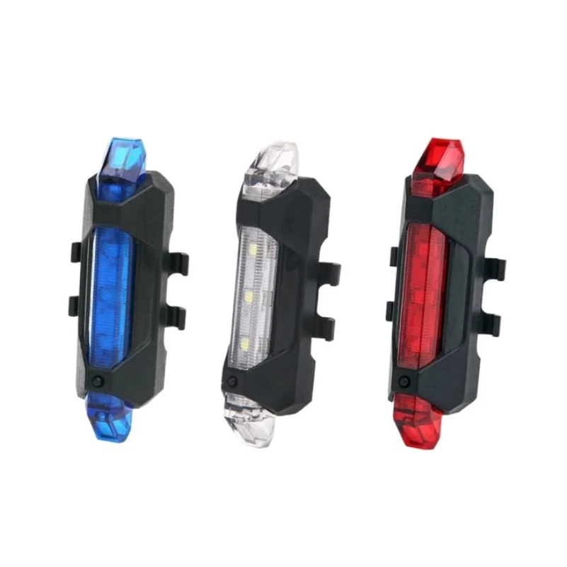 

USB Rechargeable Bike Light Set Front Light with Taillight Easy to Install Bicycle Accessories for the Bicycle Road MTB
