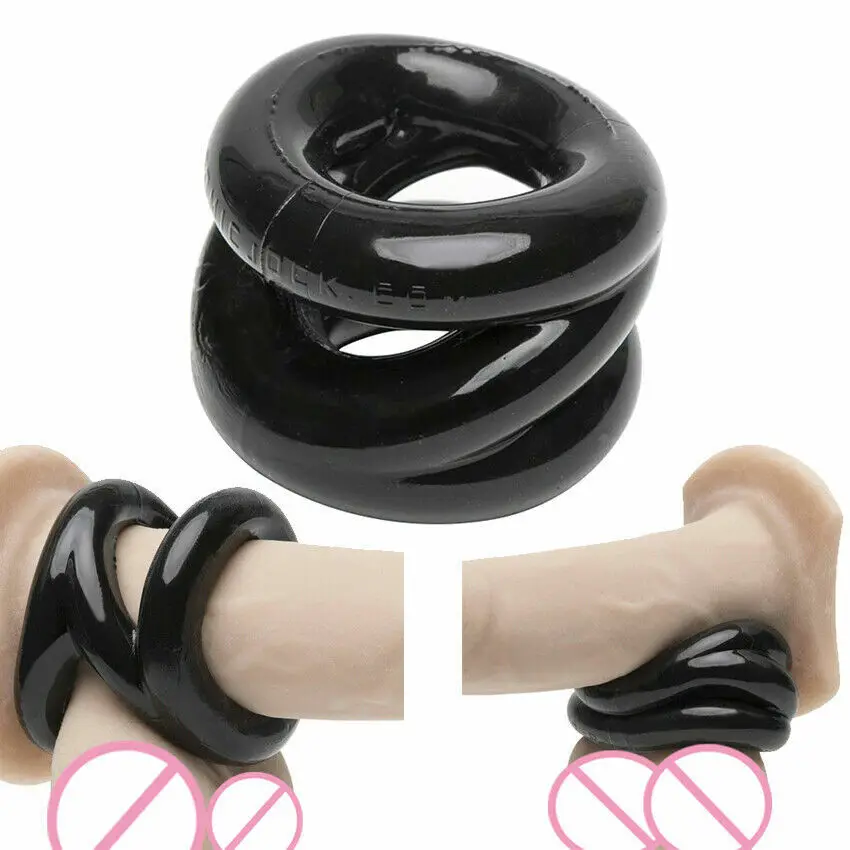 

Soft Cock Ring Delay Ejaculation Elastic Sex Toys for Men Penis Ring Male Scrotal Binding Rings Penis Enlargement Ball Stretcher