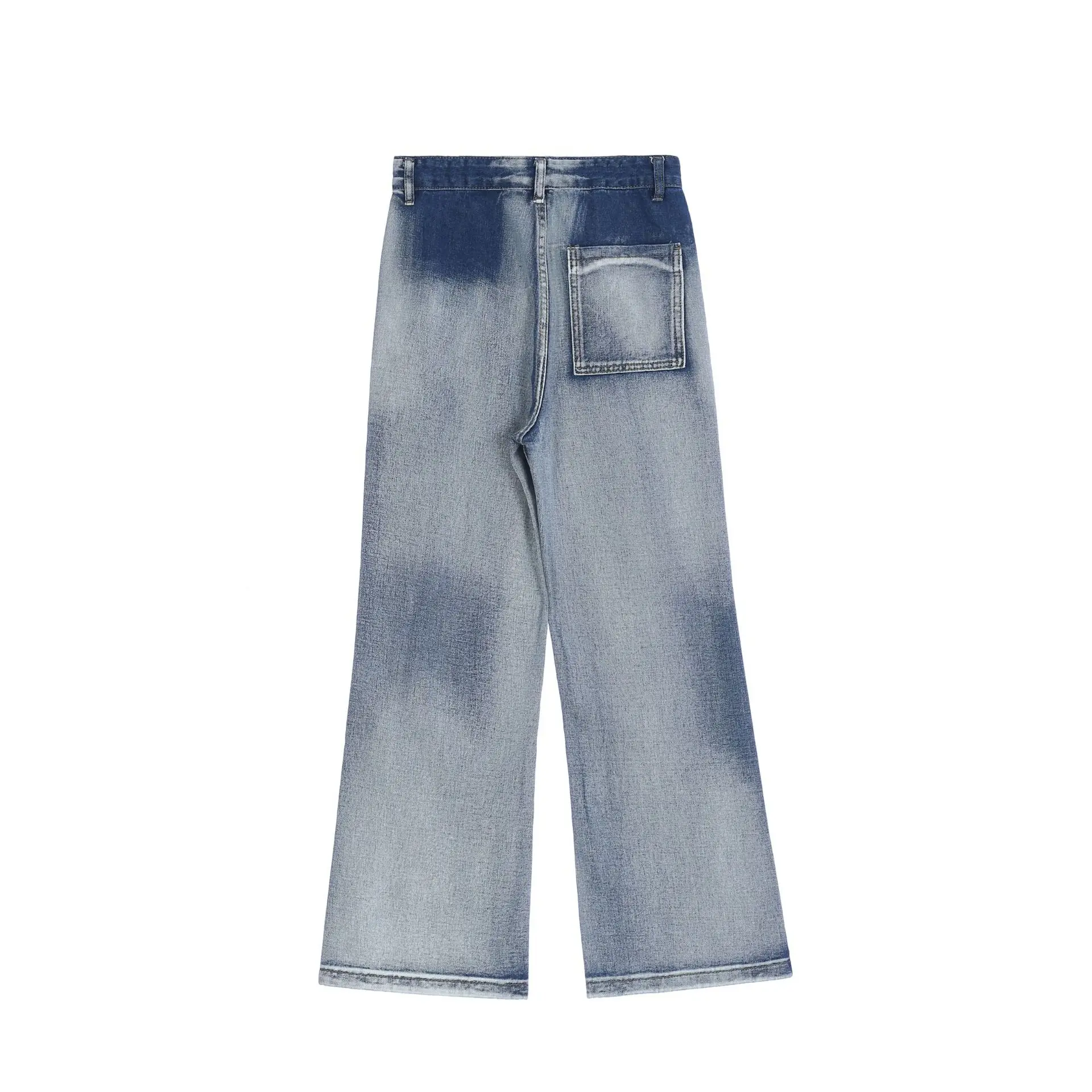 Four Seasons Men's Trousers VIBE Style High Street Loose Straight Y2k Denim Trousers Men's and Women's Same Style INS Hot Sale