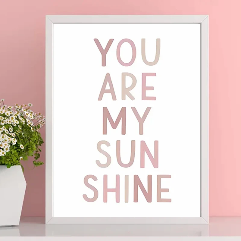 Детское украшение для комнаты девочки постер с розовыми бабочками милая