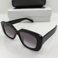 rectangle woman 2022 acetate sunglasses black sun glasses brand designer sunglasses girl ladies black fashion woman sunglasses