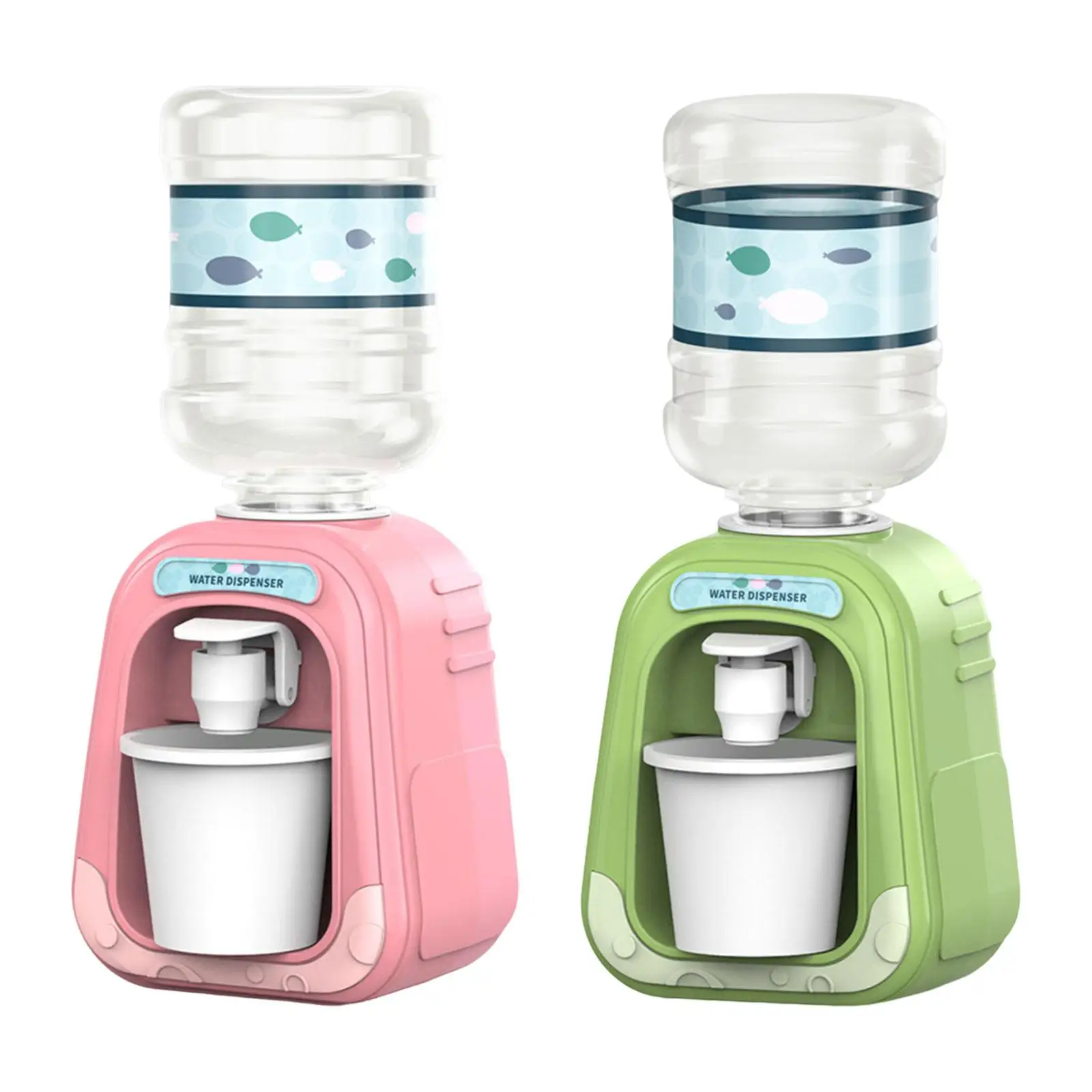 

Drinking Fountain Toy with Mini Cups Simulation Water Dispenser Desktop Water Cooling for Game Gift Restaurant Indoor Dollhouse