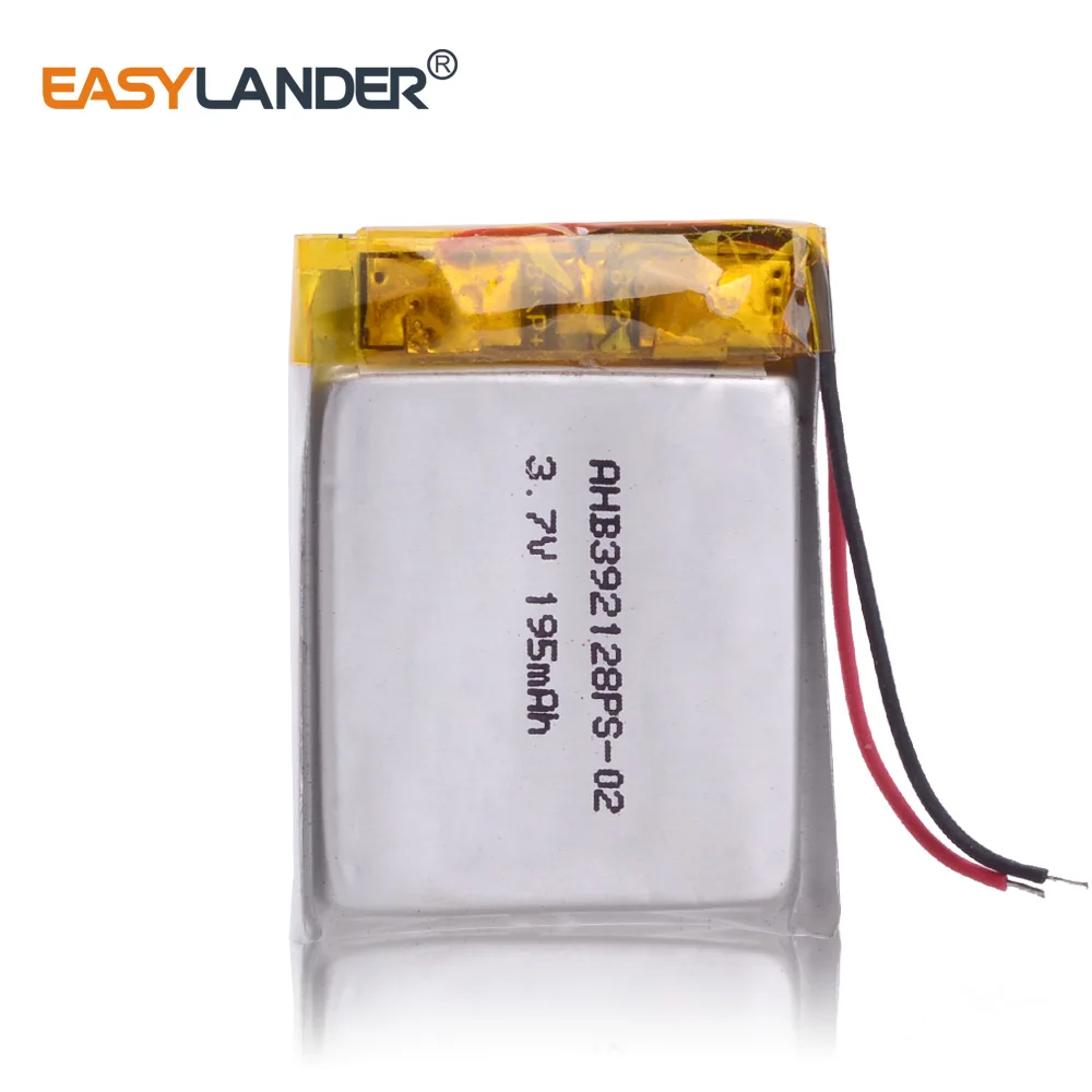 Easylander Замена 392128 3,7 V 195mAh батарея для jabra/a BT3030 Bluetooth гарнитура Log itech беспроводная гарнитура AHB392128
