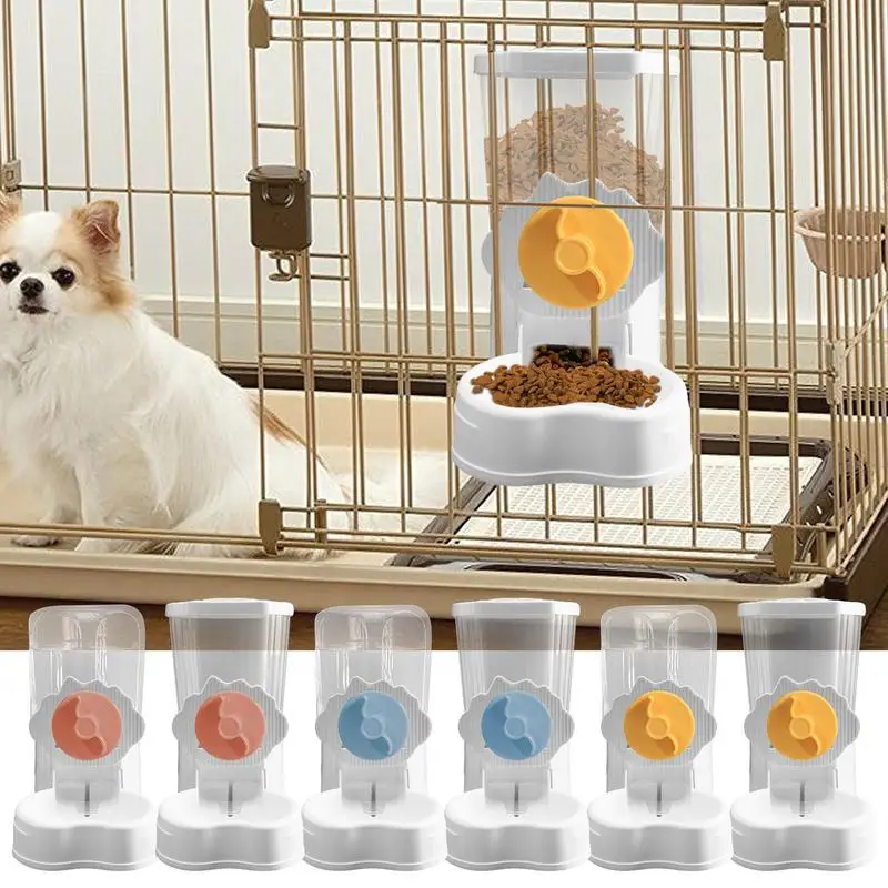 

Автоматическая кормушка для собак, съемная миска для еды и кошек, умный диспенсер для питомцев, портативный дозатор питьевой воды для кормления собак