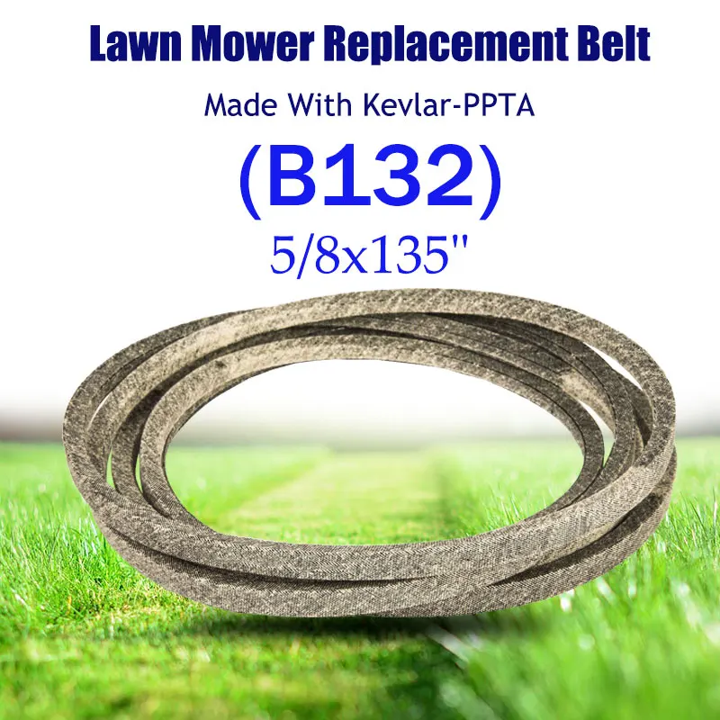 

V-BELT made with Kevlar Car Multimedia Player B132 5/8x135" with 48" 61" 60" Deck For MTD Cub Cadet 754-04319 954-04319
