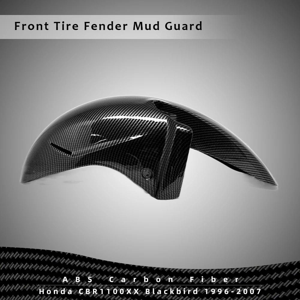 Переднее крыло для шин, грязезащитный щит, углеродное ABS-волокно, узор из углеродного волокна для Honda CBR1100XX Blackbird 1996-2007