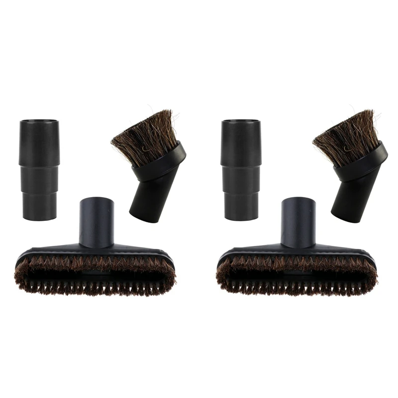 

2X Assorted Vacuum Cleaner Brush Head Nozzle Horsehair Replacement Parts With 32/35Mm Adapater
