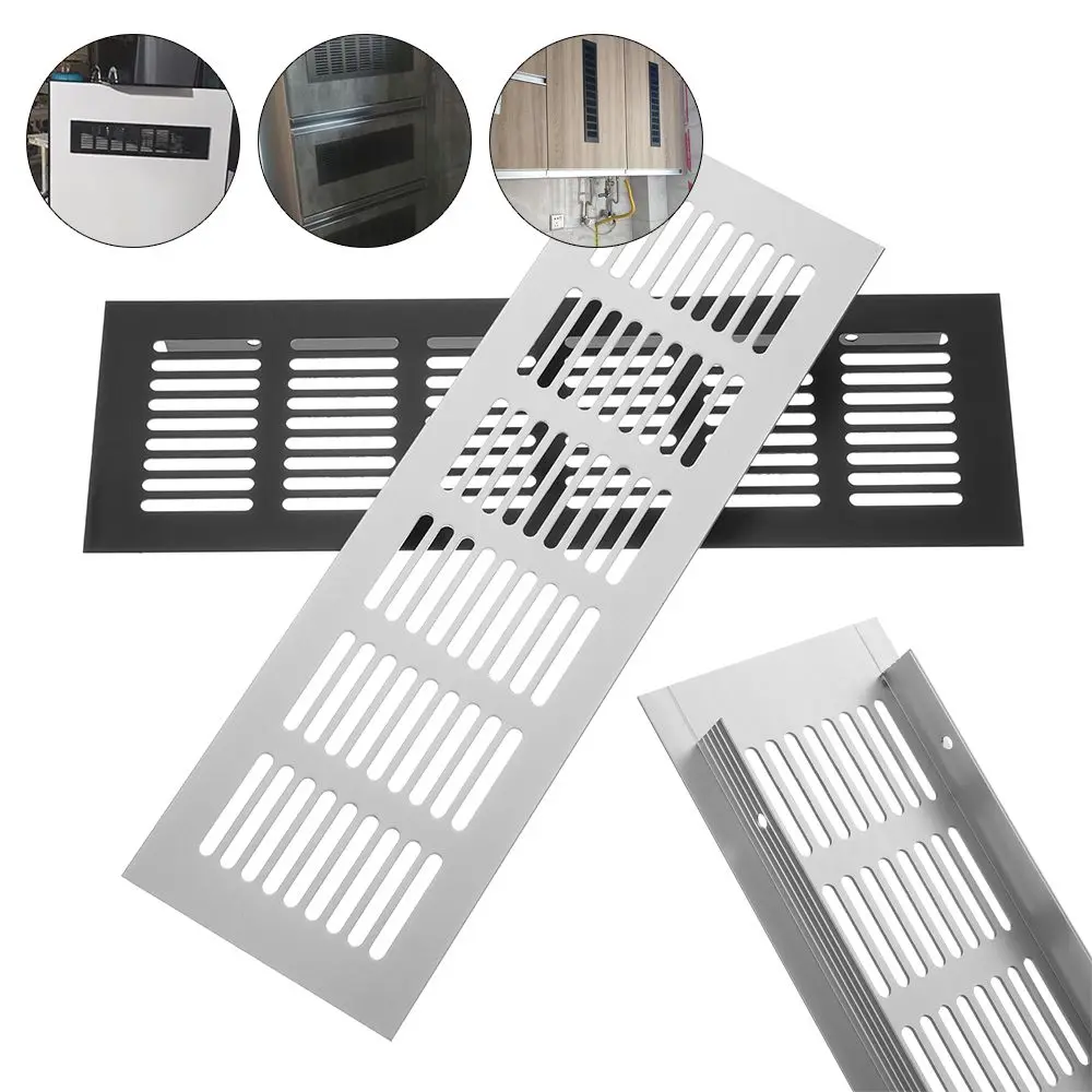 

Home Closet Shoe Aluminum Alloy Wardrobe Accessories Louver Vents Cover Ventilator Grille Hole Ornaments Air Vent Decor