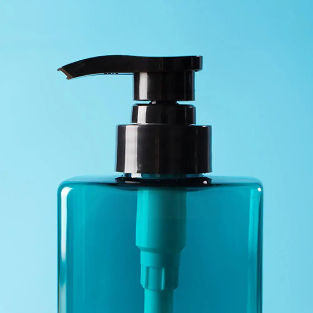 

500ml Pet Press Square Flat Bottle Shampoo Shower Gel Plastic Sub-bottle Conditioner F3l2
