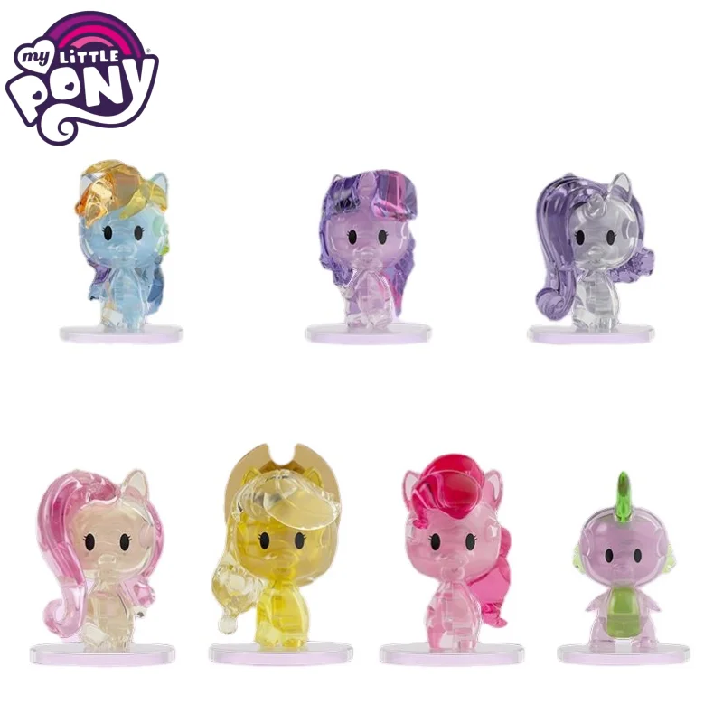 

Редкие Мультяшные хрустальные строительные блоки My Little Pony Series Ziyue Yunbao, детские игрушки ручной работы для девочек, детские куклы