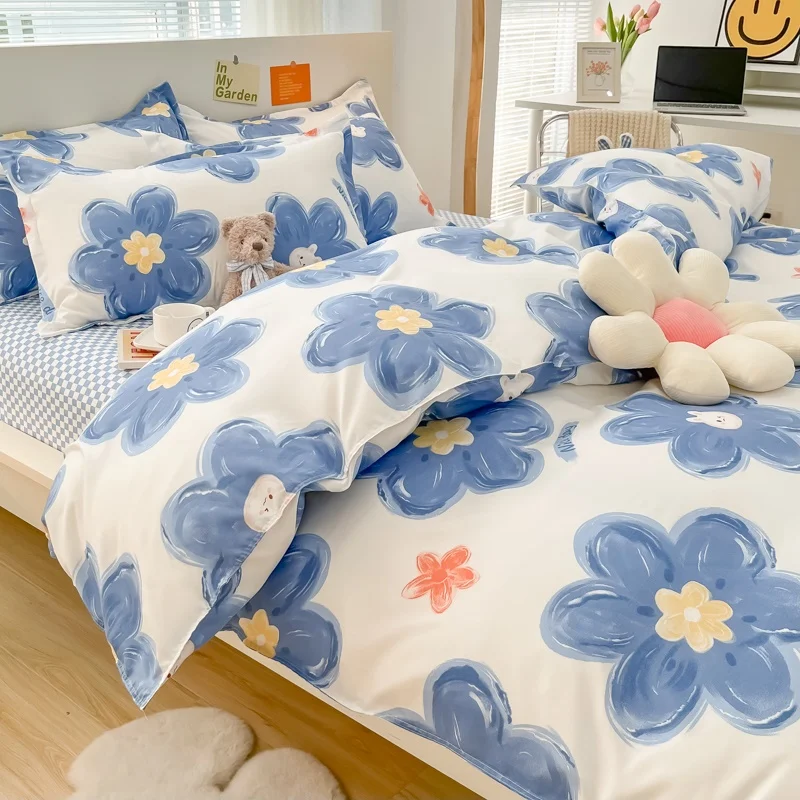 

Bedding Set 2 Bedrooms Sheet Duvet Cover Linens Bedspread Euro Nordic 150 2 People 220x240 for Home King Size Queen Size