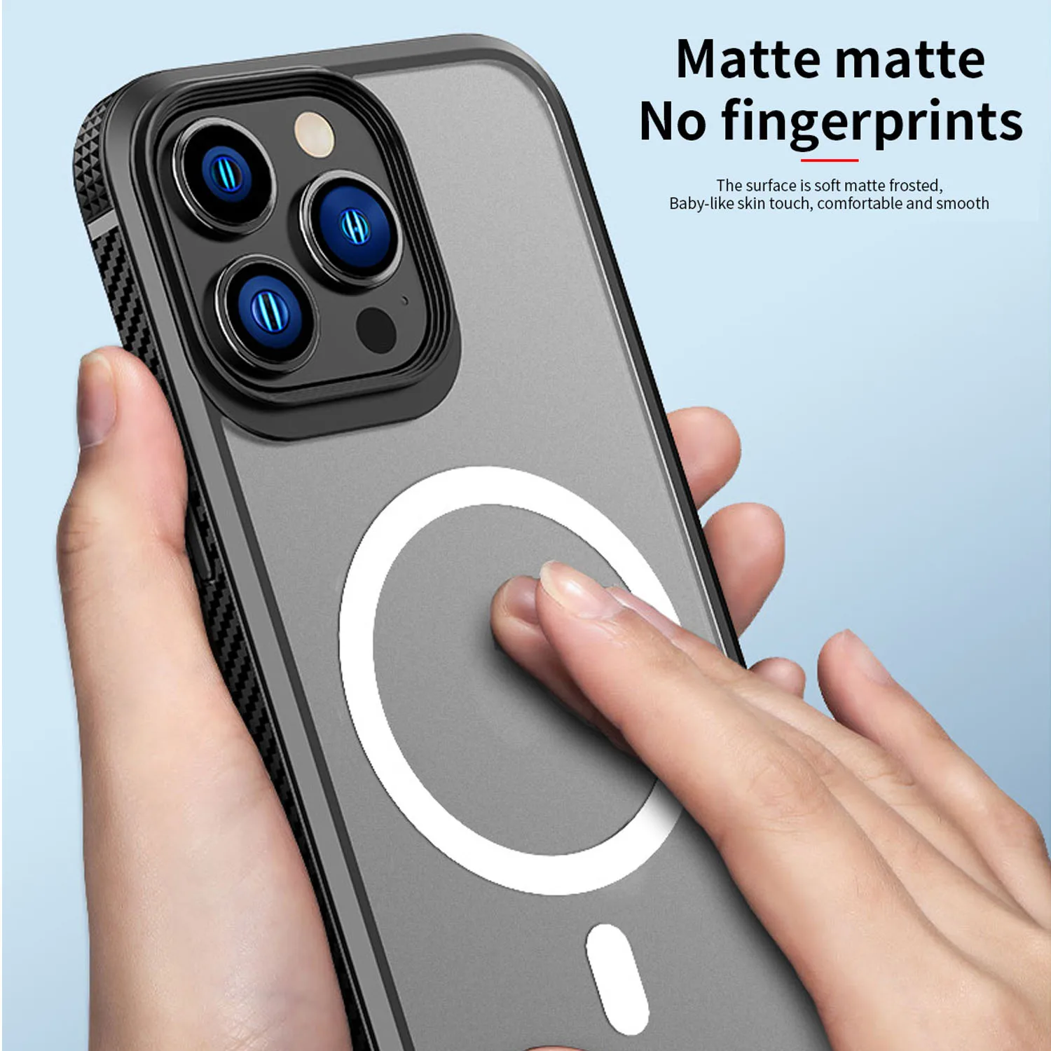 Cena Dla IPhone 14 13 Pro MAX Magnetyczny Futerał Z Włókna Węglowego Odporny Na Wstrząsy Futerał Na Telefon IPhone 13 Pro Max Mini
