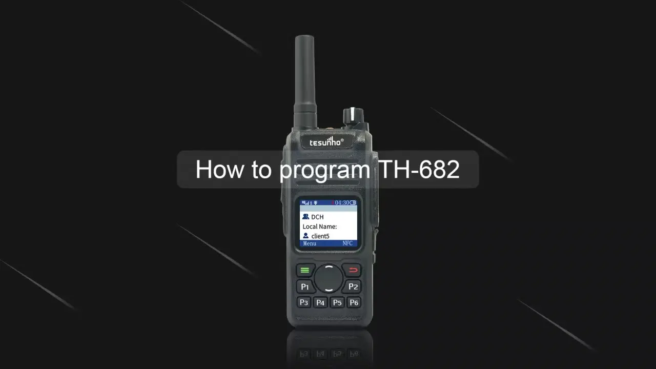 

R Tesunho TH-682 4G LTE Portable Walkie-Talkie With Battery