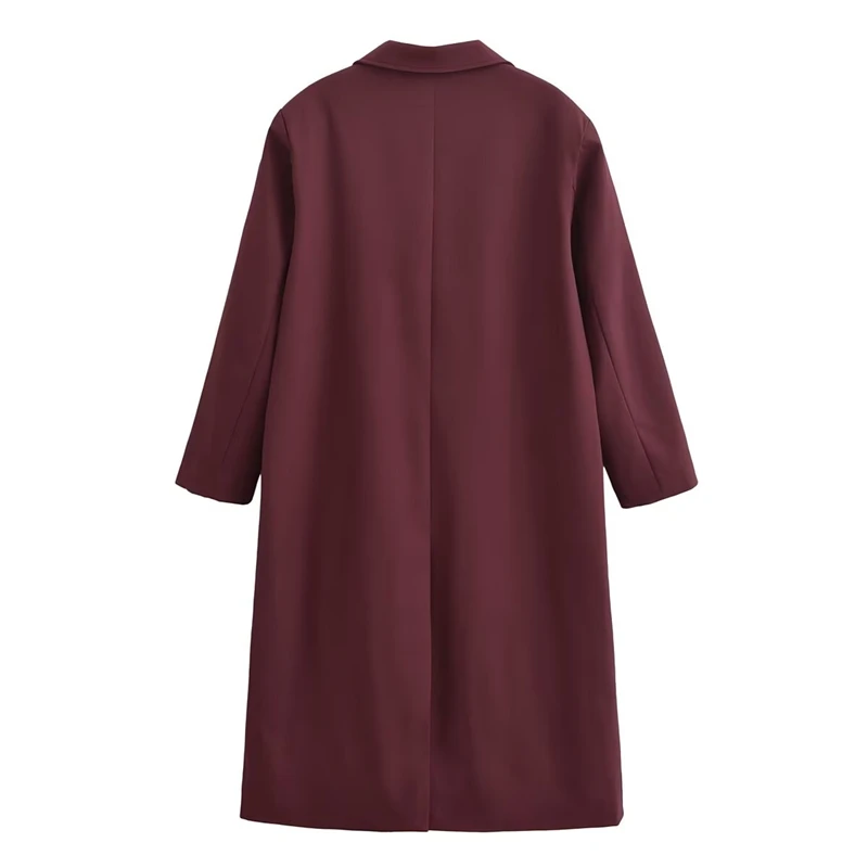 KEYANKETIAN 2024 осень/зима новый женский длинный костюм пальто офисный однобортный