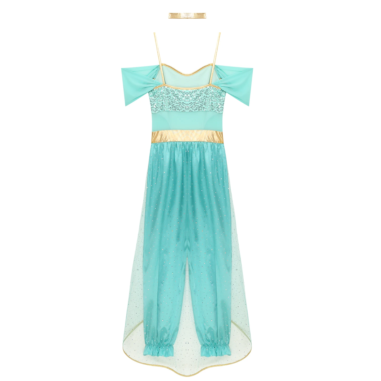 Женский костюм для косплея балетный принцессы в арабском стиле с блестками и