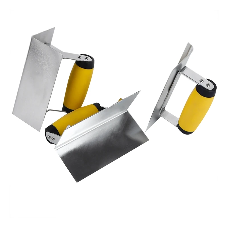 

Stainless Steel Wall Bricklaying Knife Yin And Yang Corner Construction Batch Scraping Putty Ash Spoon Trowel Planer