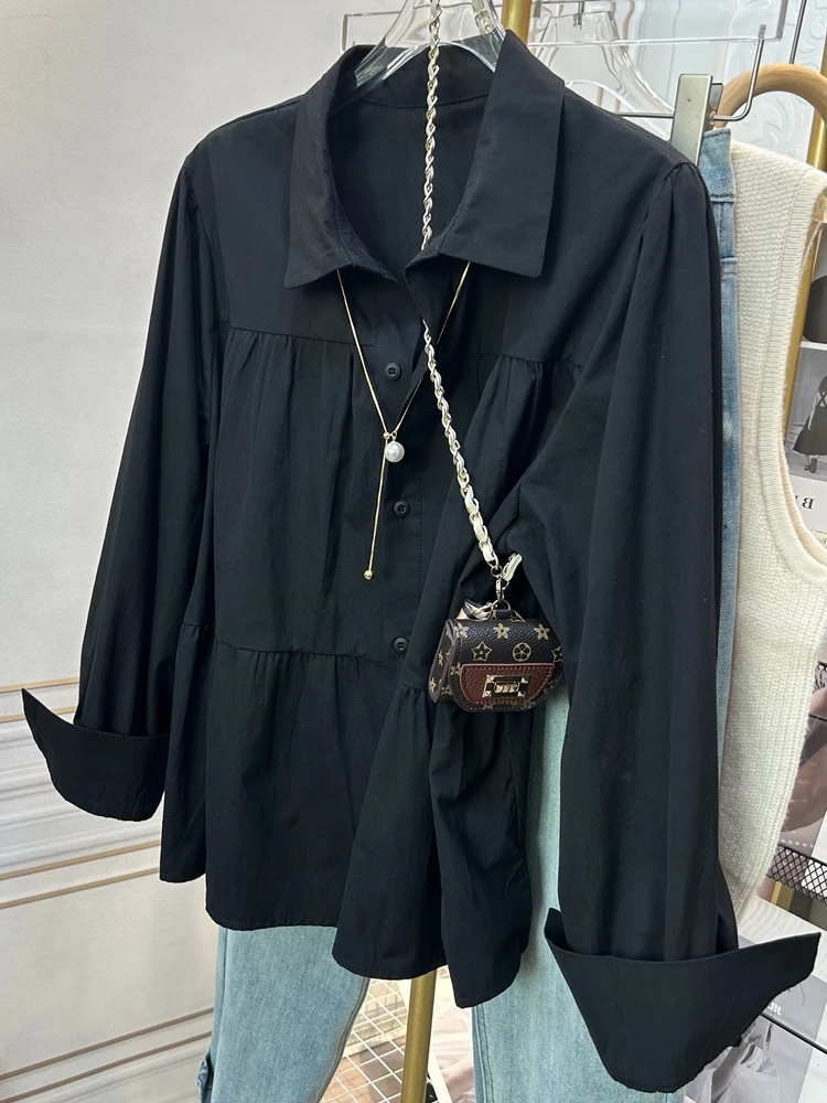 Рубашка женская с очень приятным лацканом шикарная красивая внутренняя одежда