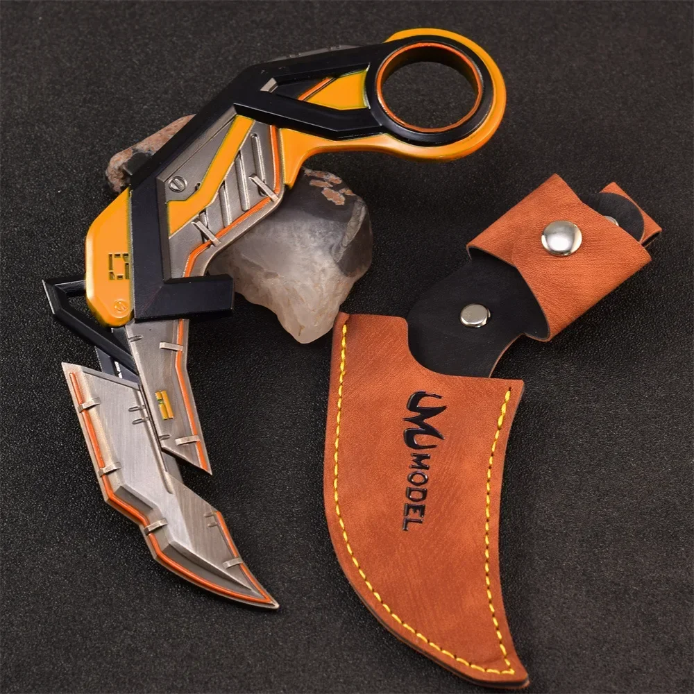 Valorant Weapon RGX 11z Pro Karambit 17 см Металлическая игровая периферия Самурайский меч Melee