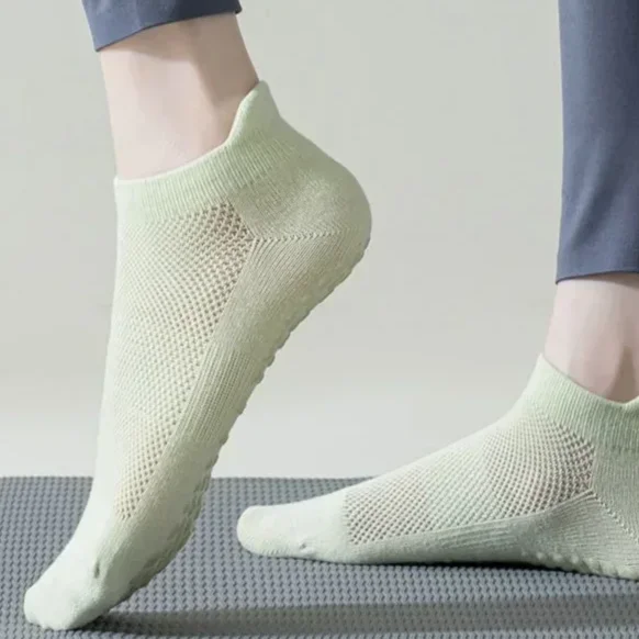 Летние нескользящие носки для фитнеса и пилатеса 1 пара