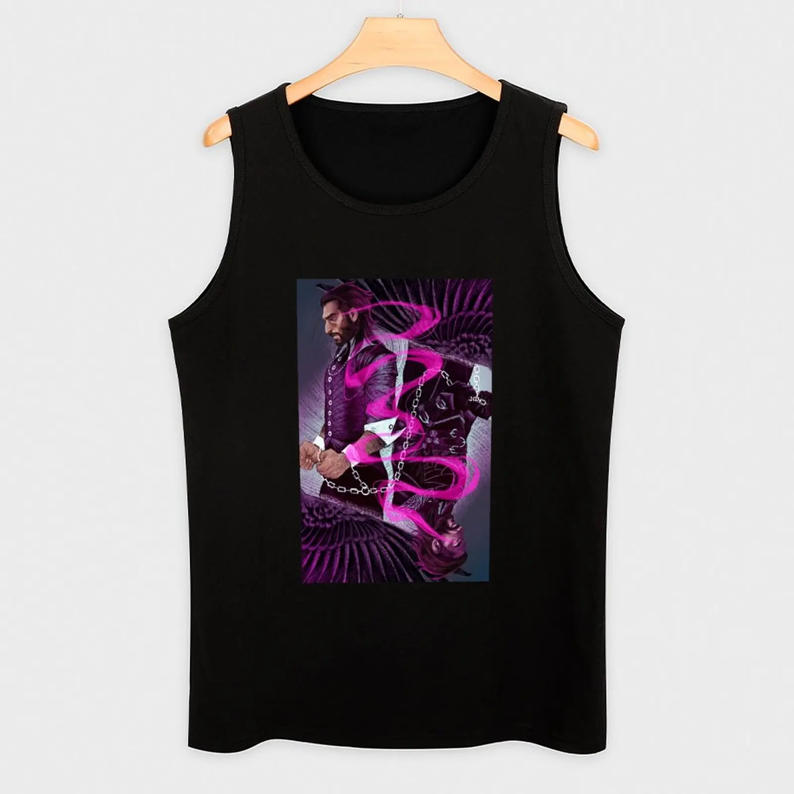 Dragon Age: The Veilguard Tarot - Veiltober Day 4 Lucanis Tank Top Мужская летняя футболка спортивная рубашка