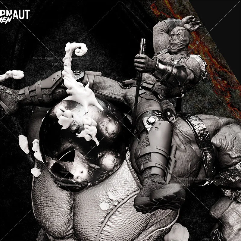 Фото Масштабные фигурки 1/16 и 1/10: Набор для самостоятельной сборки 3D-бюста из смолы, неокрашенный, белый, мужская кукла-герой «Супер-спаситель» Уилсон №5