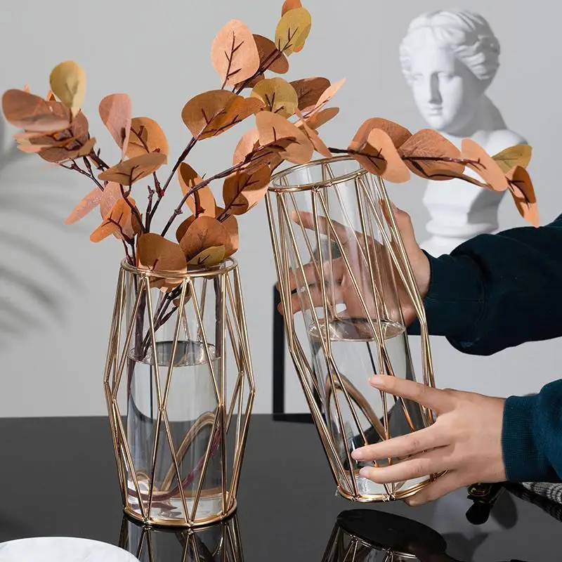 

Треугольный молоток с узором, роскошный современный Рабочий стол для гостиной, цветы, высушенные цветы, стеклянная фотография