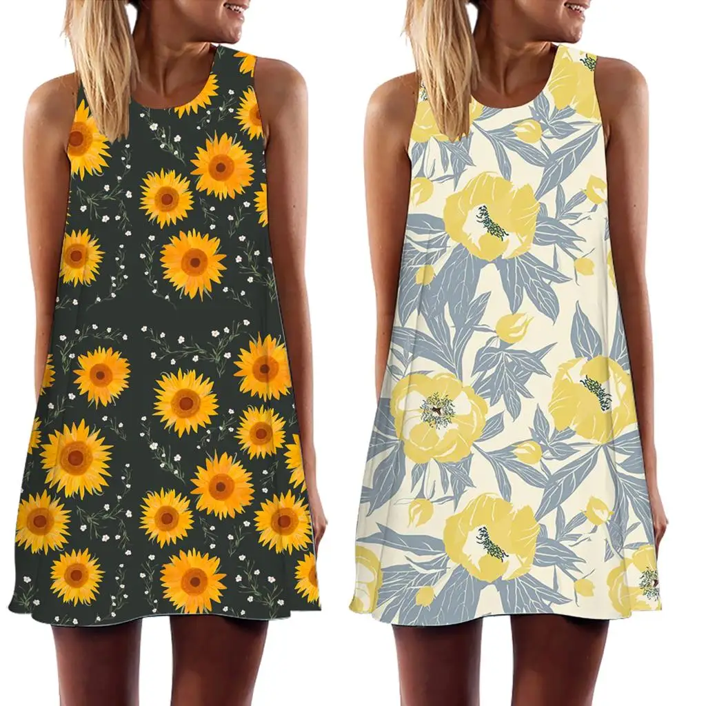 

GaunMaxiWanitaKasualWarna-warniGayaVintageMusimPanas2022GaunPantaiTanpaLenganLeherOEleganVestidos