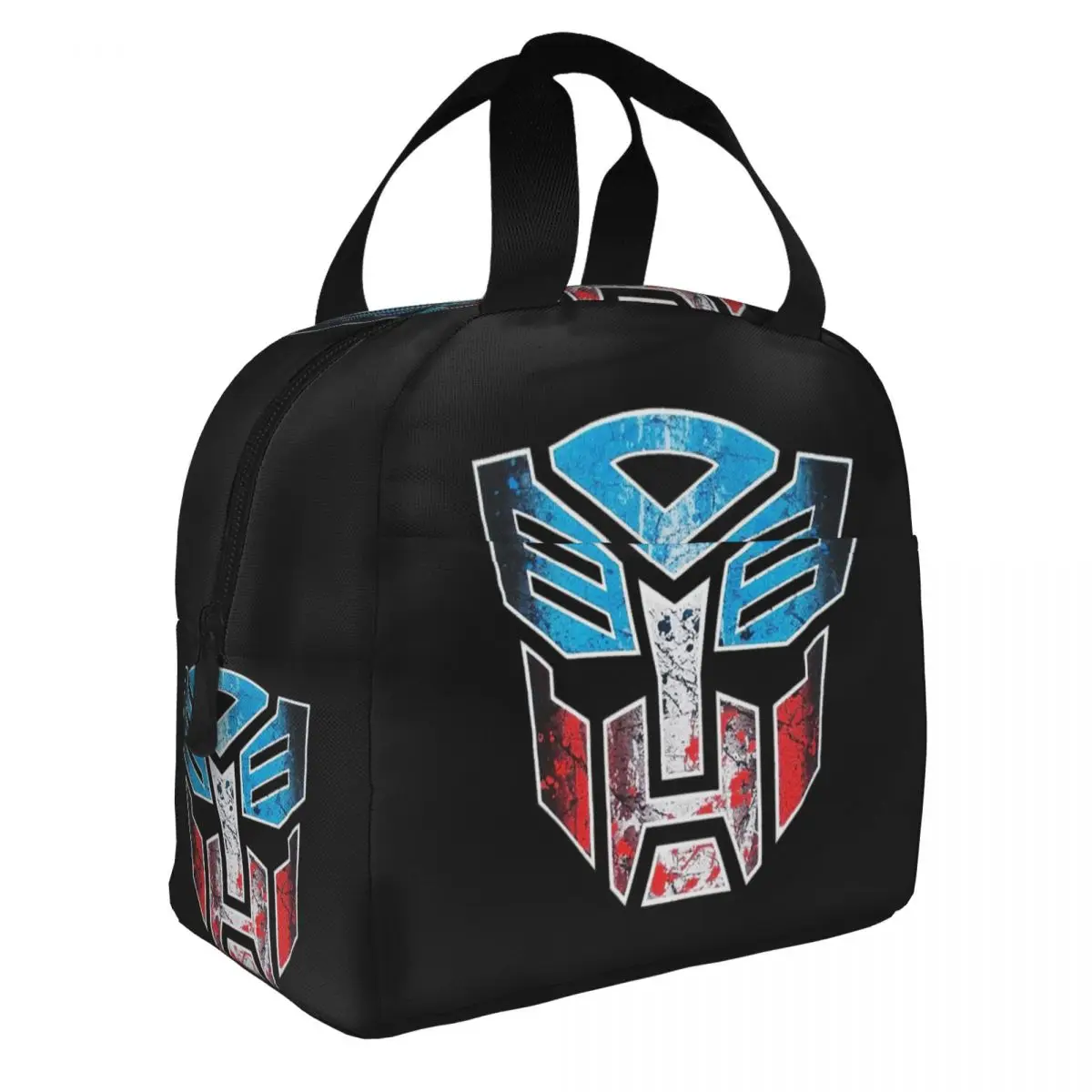 Transformers Lunch Bento Bags Portable Aluminum Foil thickened Thermal Cloth Lunch Bag for Women Men Boy