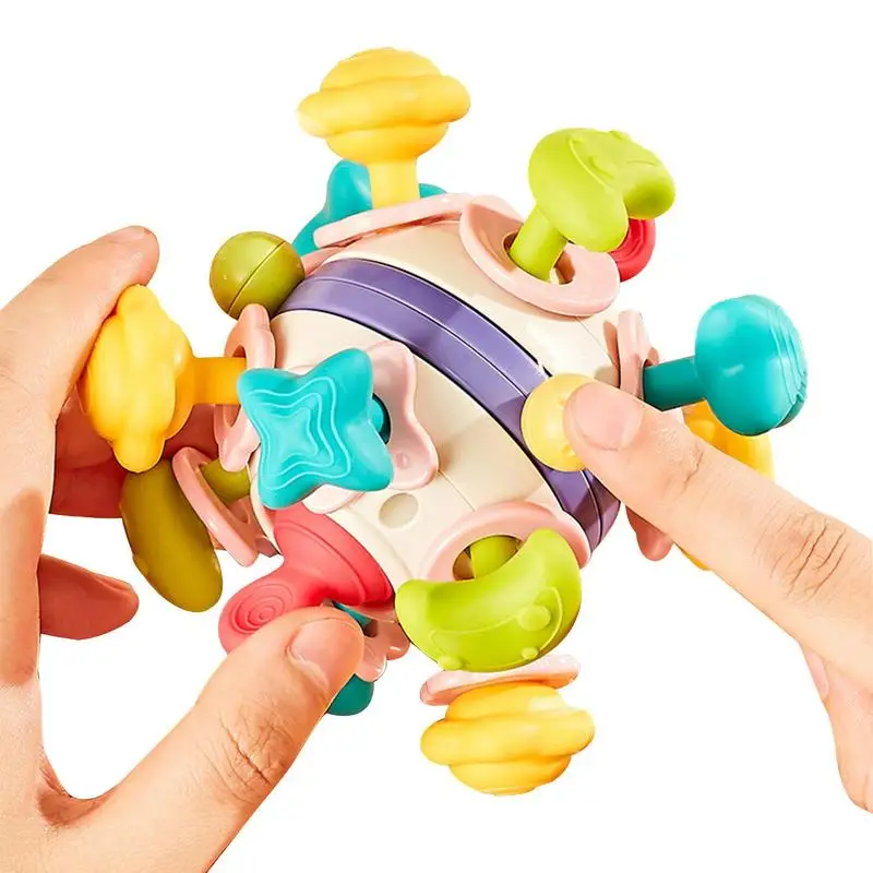 

Toddler Sensory Balls Kid Bumpy Ball Toy For Develop Motor Skills Safe Cute Easy To Grasp Bumpy Ball Kid Training Toy For