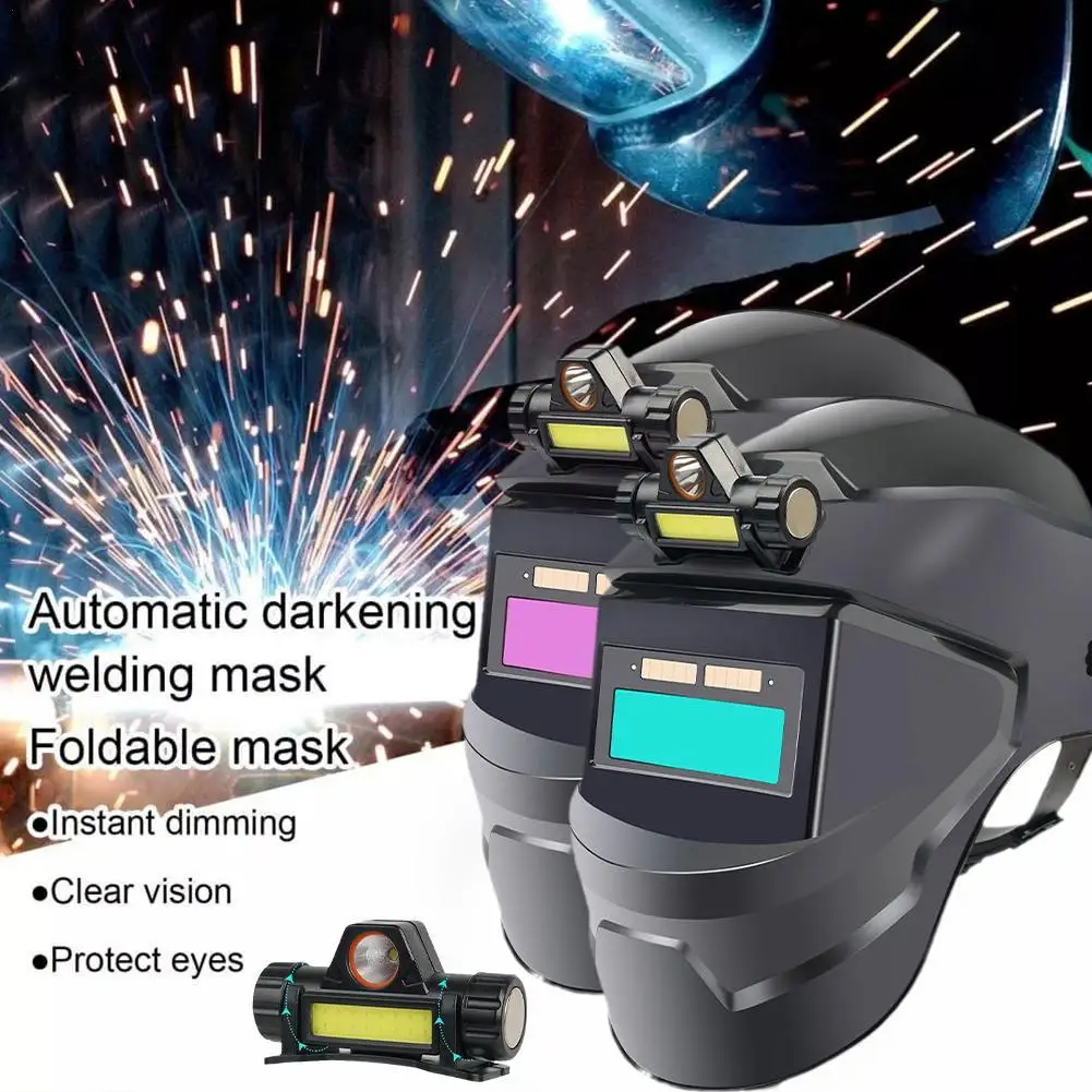 Welder Mask Chameleon Large View True Color Solar Power Auto