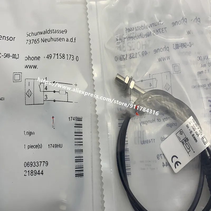 2Pcs New High Quality Balluff Proximity Switch BES00H5 BES 516-3005-G-E4-C-S26-00 3