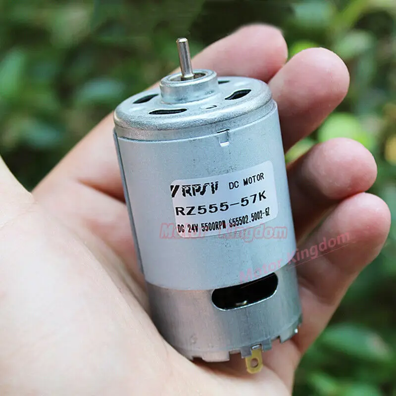 

RS-555 DC Motor 12V 18V 24V 5500RPM High Speed Micro Carbon Brush Permanent magnet motor Engine DIY Toy Car Boat Model