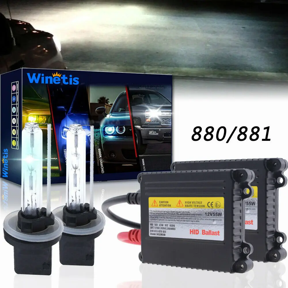 

55 Вт, подходит для Hyundai Tucson 2005-15 880, сменная галогенная противотуманная лампа Hid 5000K