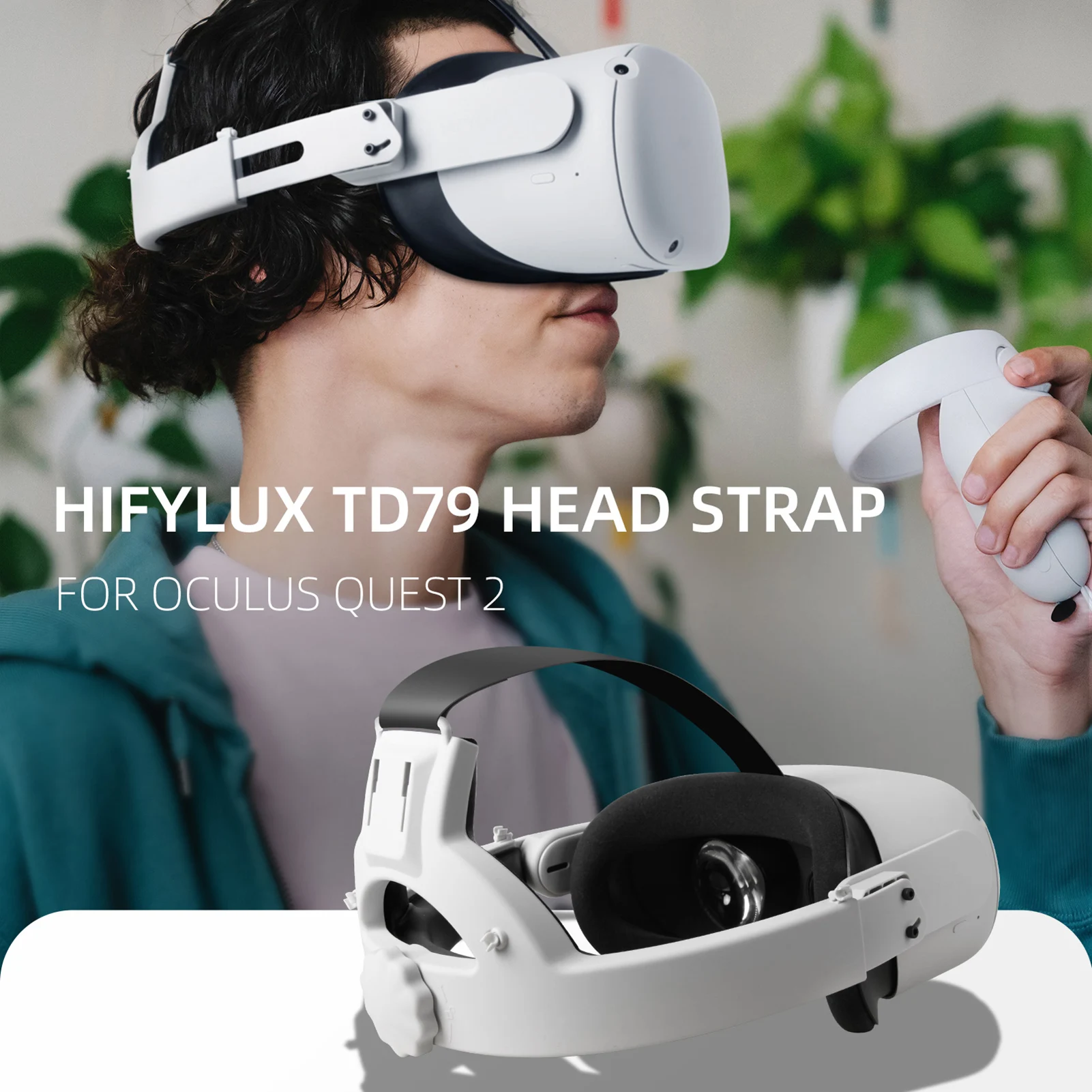 

Регулируемая головная повязка ForOculus Quest 2, удобные аксессуары для VR-гарнитуры