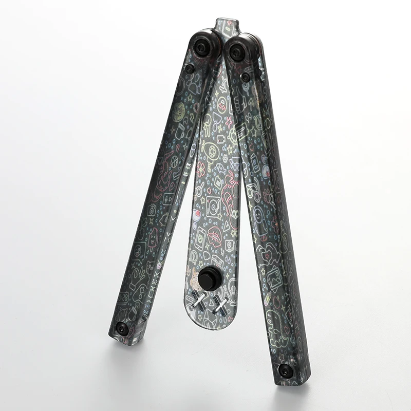 

Portable Folding Butterfly Knife Foldable Butterfly Knife PC Steel Knives Pocket Trainer Survival Training Tool For Outdoor Game