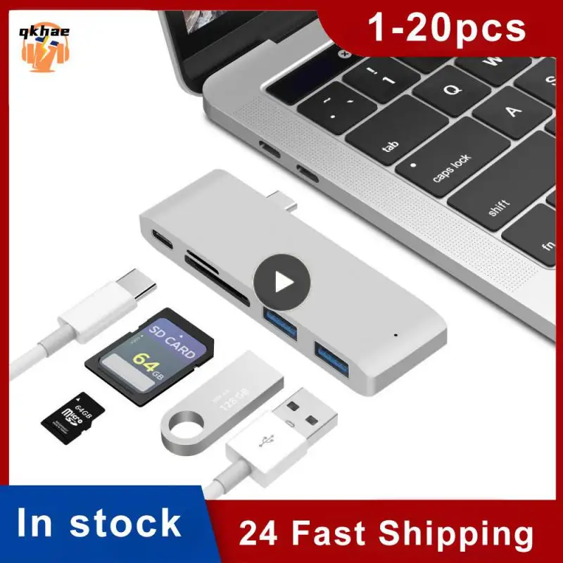 

Usb-концентратор 5 в 1 для ПК, с кардридером из алюминиевого сплава