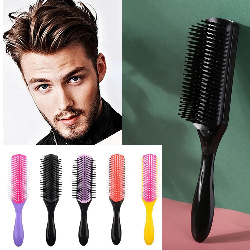 

Щетка для волос со съемными волосами, 9 рядов